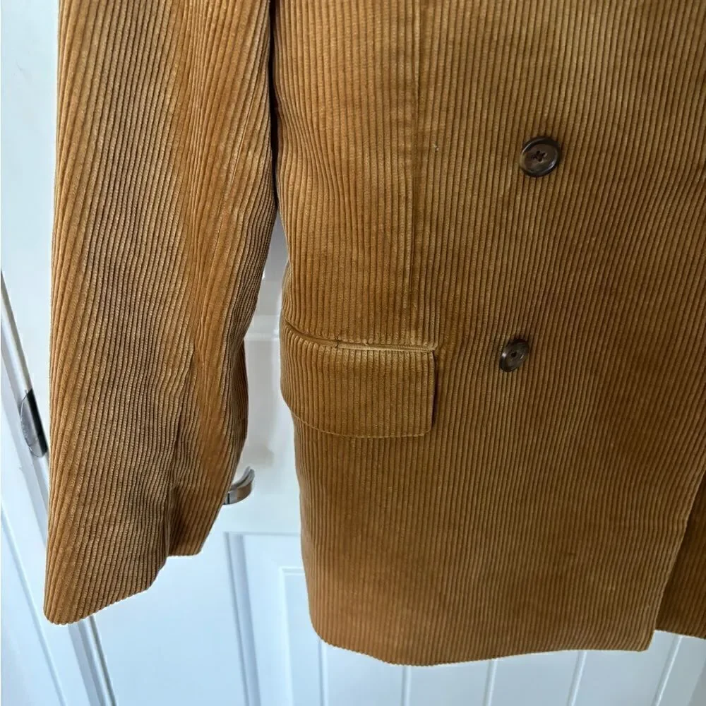J.Crew Thé Ludlow Double-Breated Corduroy Tuxedo Jacket New!
